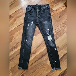 KanCan Distressed Black Skinny Jeans